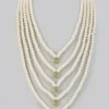 pearl emerald drop mala
