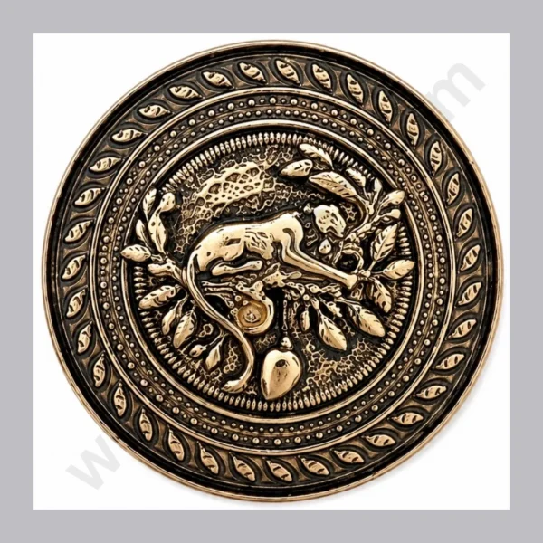 The Royal Predator: Antique Gold Leopard Motif Artisan Buttons for Grooms 👑