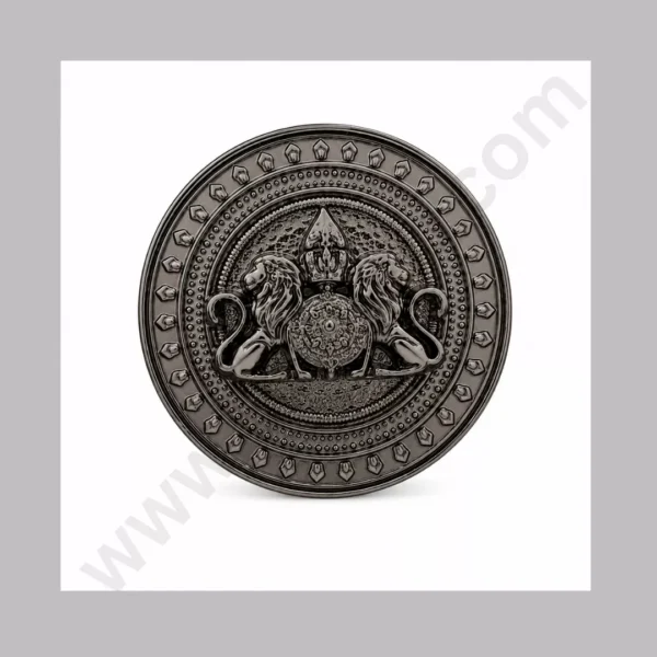 The Midnight Sovereign: Gunmetal Heraldic Emblem Buttons for Grooms 👑