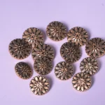 Assorted collection of premium metallic buttons for blazers and ethnic clothing