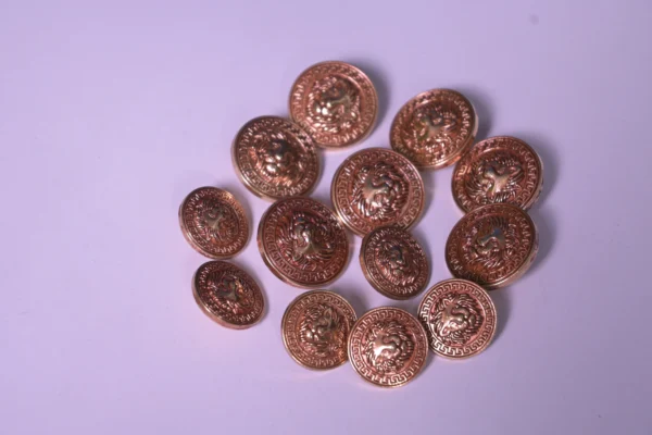 Premium Royal Lion Emblem Metal Buttons for Men’s Suits, Blazers, Sherwani & Kurta