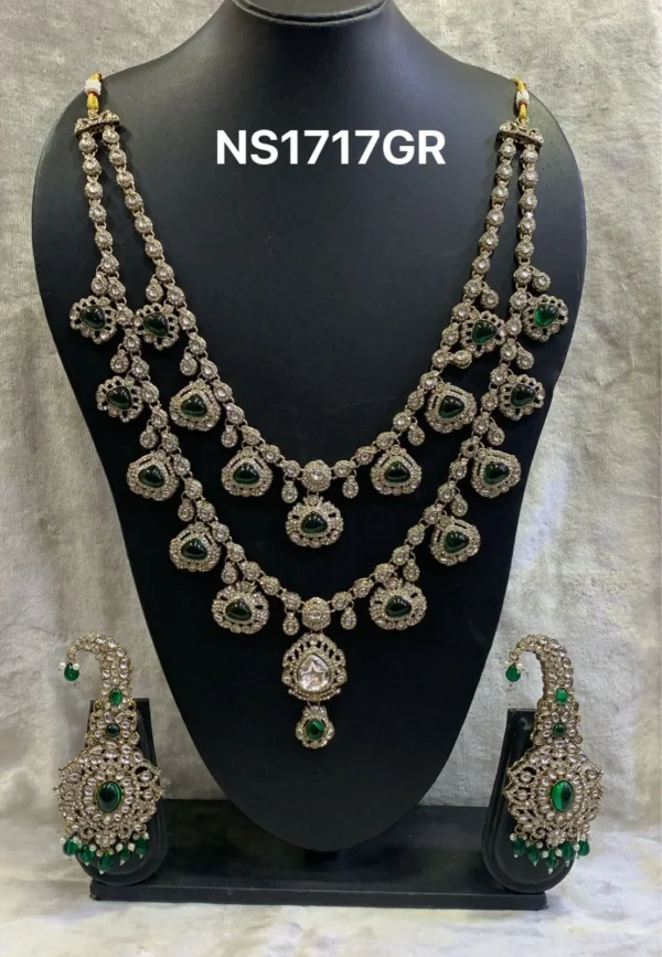 multi-layer-kundan-necklace-set-emerald-green