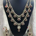multi-layer-kundan-necklace-set-ruby-red
